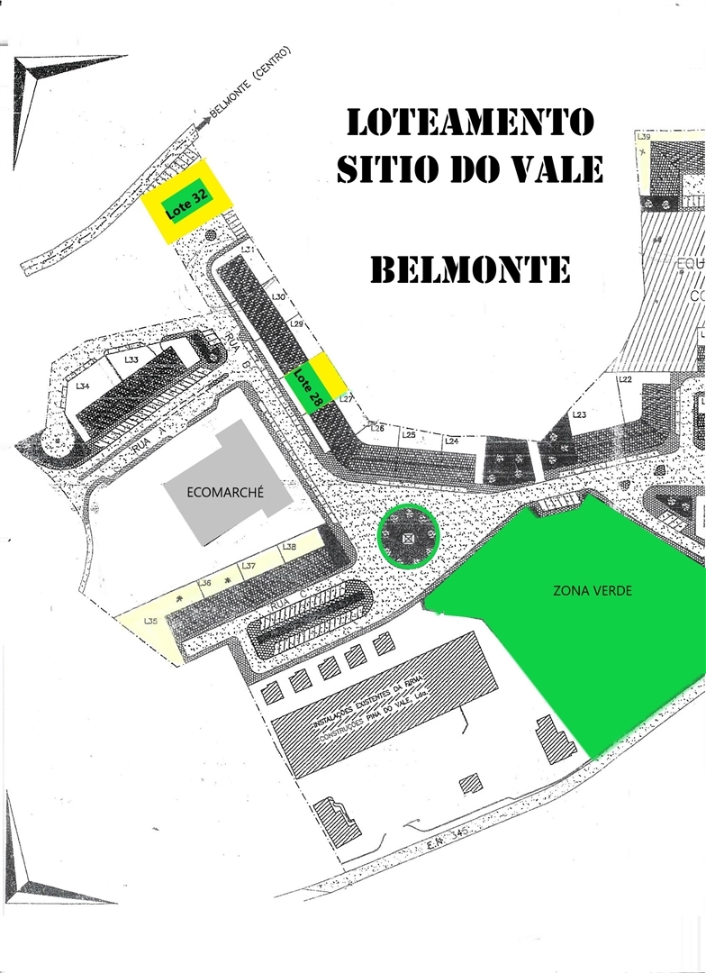 Lote para Construção no Sitio do Vale - Belmonte